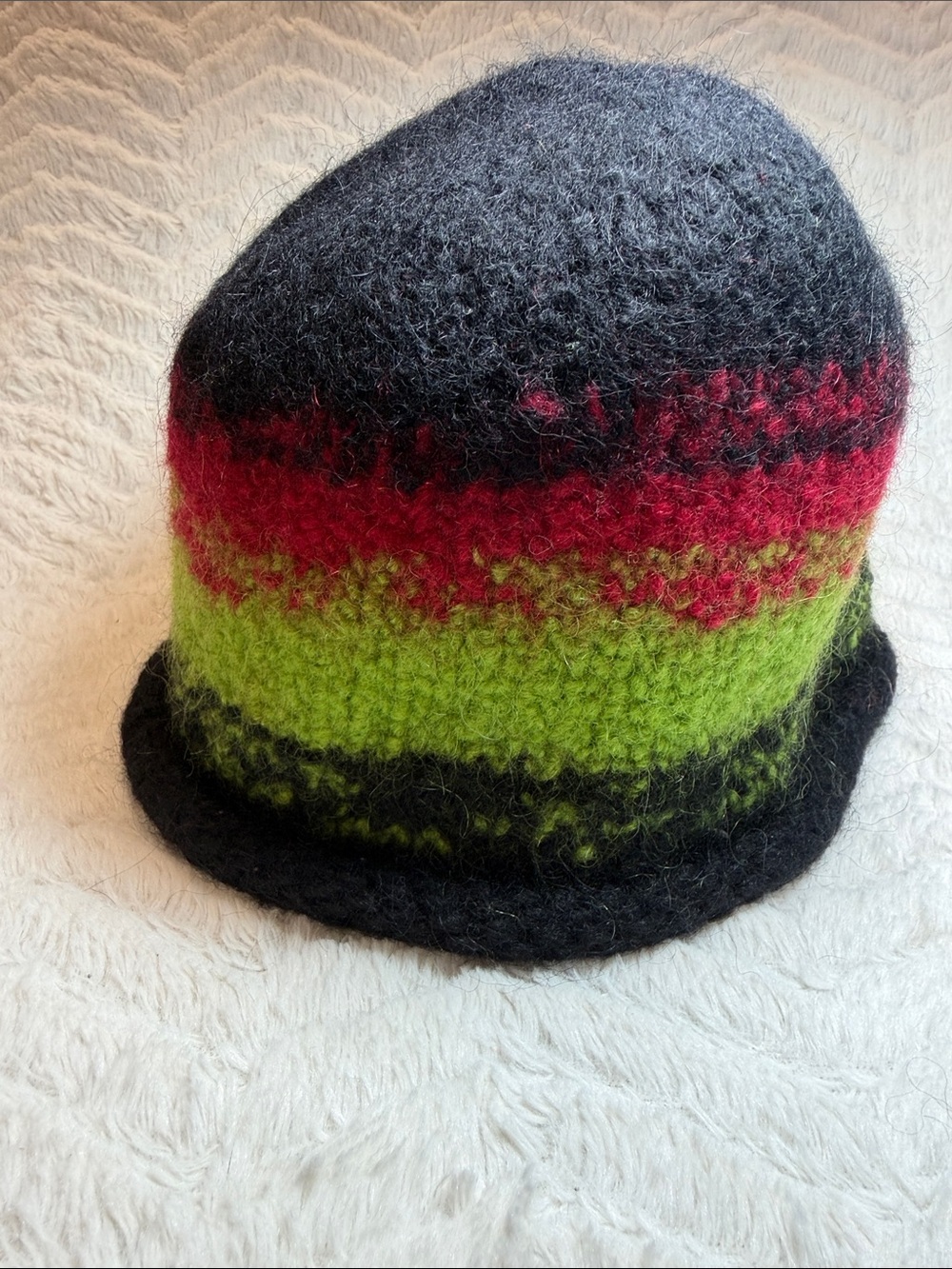 Unbranded  Boiled Wool Beanie Super warm Handmade Colorful Beanie